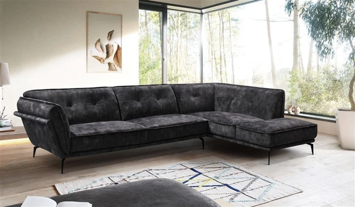 L Shape Fabric Sofa